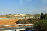 Windkraftwerk auf der Heimfahrt von Valladolid nach Lourdes